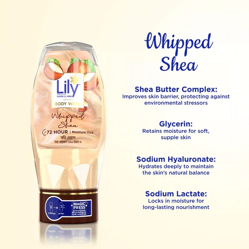 Lily Whipped Shea Body Wash