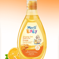 Meril Baby Shower Gel Head to Toe Orange-100 ml