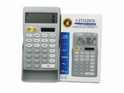 CT-112 12-Digit Mini Calculator – Large Display, Perfect for Students & Business Use
