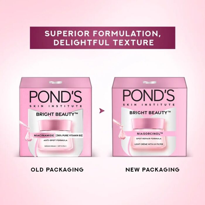 Pond's Bright Beauty Serum Cream (Imported)-50gm - Image 5