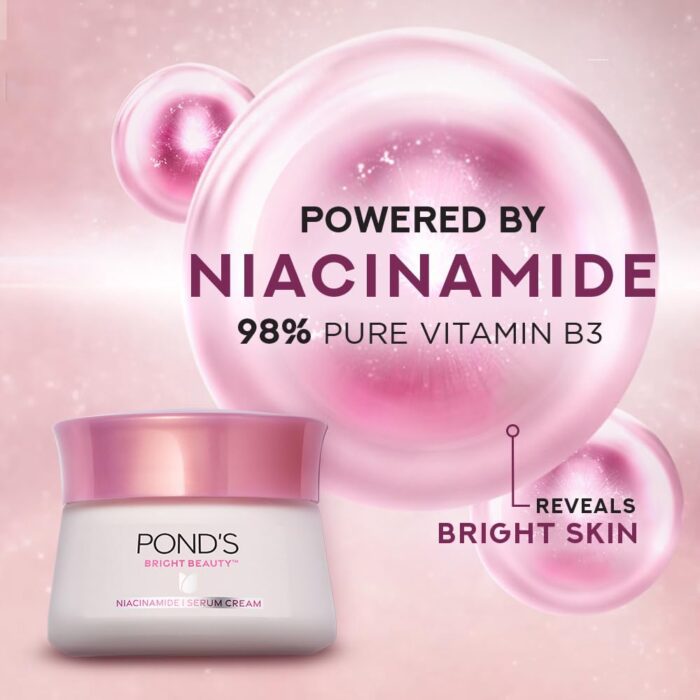 Pond's Bright Beauty Serum Cream (Imported)-50gm - Image 4