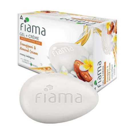 Fiama 125g Soap Gel Creme Moisturizing Bar Frangipani & Almond Cream