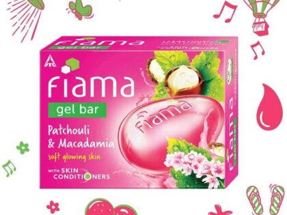 International Indian product fiama gel bar PATCHOULI AND MACADAMIASoap used for malefemale - 125 gm
