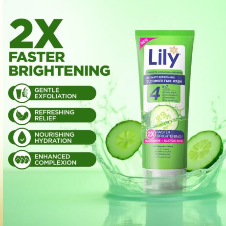 Lily Cucumber Facewash Gel 100ml