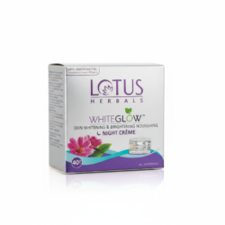 Lotus Herbals White Glow Skin Brightening & Nourishing Night Cream - 40g (India)
