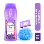 SKINZEN Lavender Haze Shower Gel FREE LOOFAH