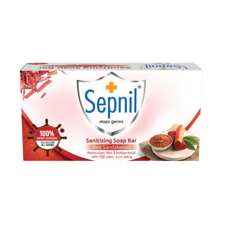 Sepnil Sanitizing Soap (Red Sandalwood) - 100 gm
