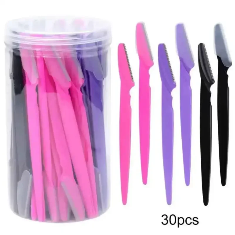 30 Pcs Eyebrow Tweezers Set – Professional Eyebrow & Facial Hair Removal Tool