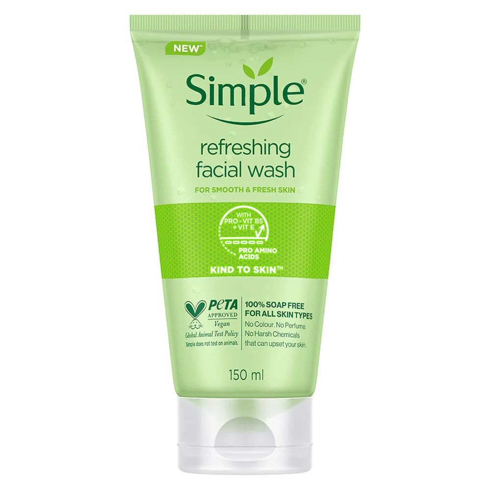 Simple Kind To Skin Refreshing Facial Wash Gel