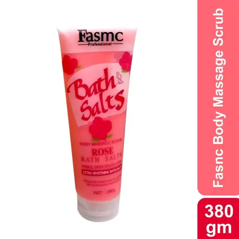 Fasmc Bath Salts With Rose Body Massage Scrub 380g