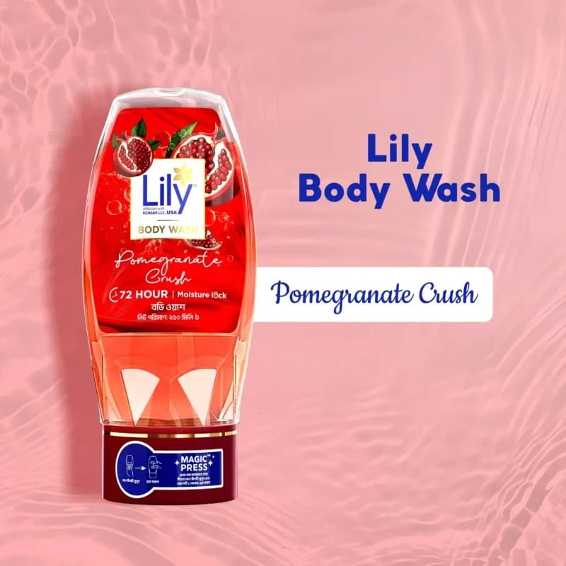 Lily Pomegranate Crush Body Wash 250ml