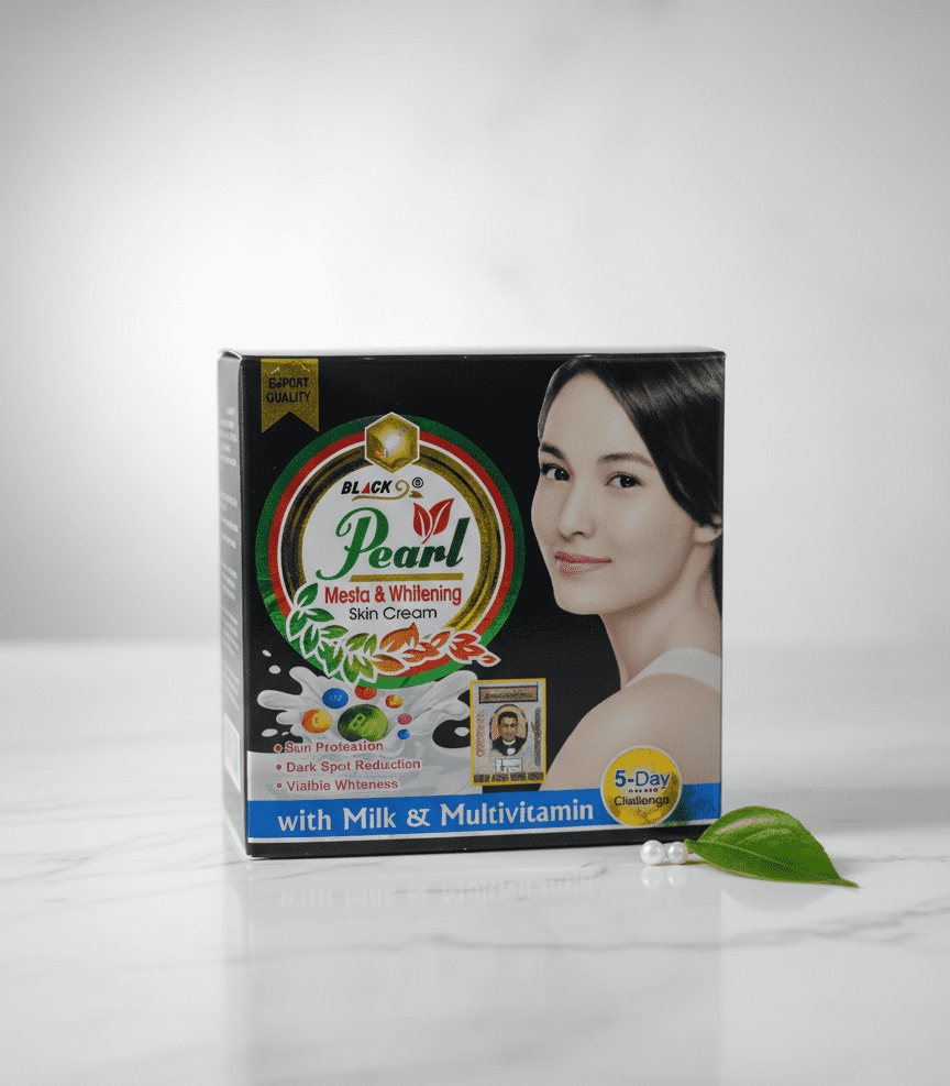 Black Pearl Mesta & Whitening Skin Cream with Milk & Multivitamin