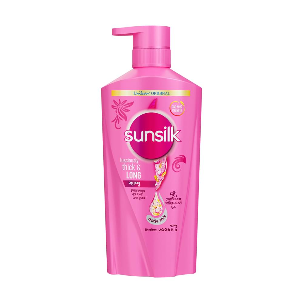 Sunsilk Shampoo Lusciously Thick & Long 650ml - Image 2