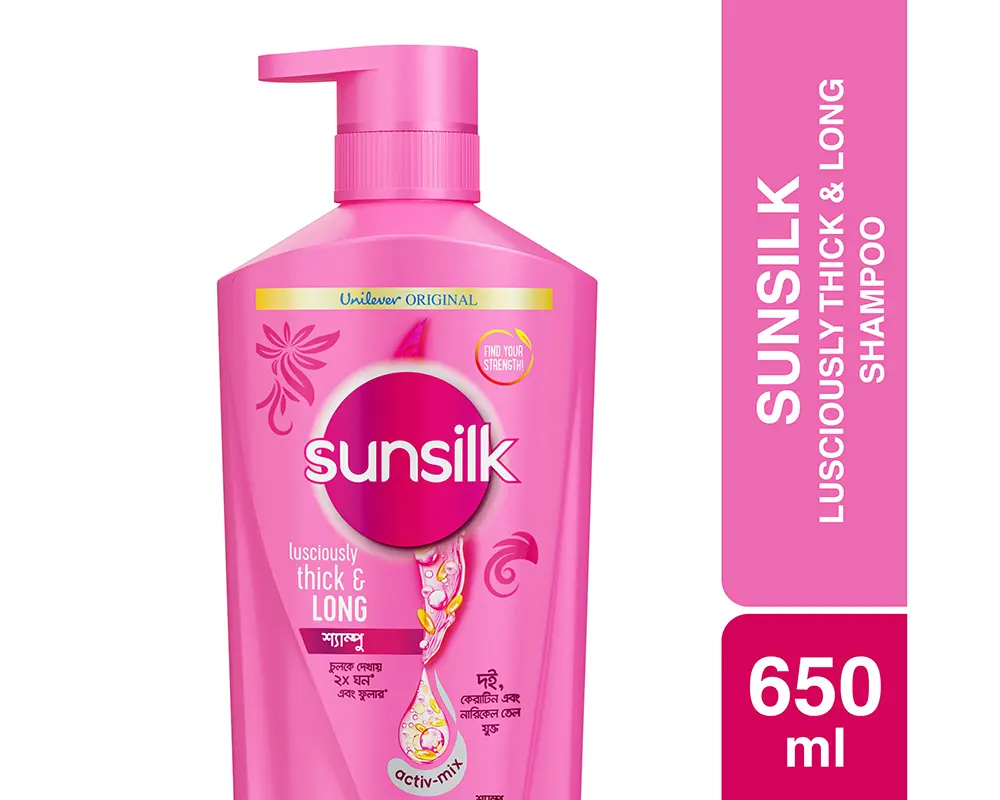 Sunsilk Shampoo Lusciously Thick & Long 650ml - Image 1