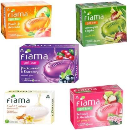 Fiama Gel Bar Buy 4 Get 1 Free Soap Indian - 625G INDIAN