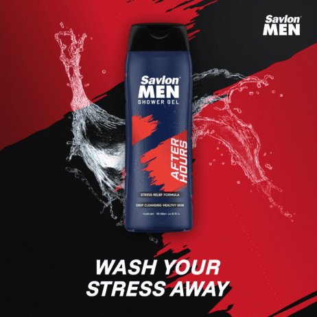 Savlon Men After Hours Shower Gel 250ml + Free Loofah