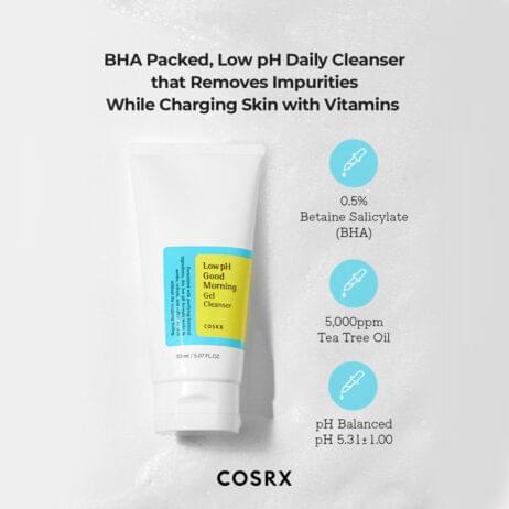 COSRX Low pH Good Morning Gel Cleanser 50ml