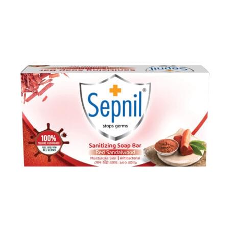 Sepnil Sanitizing Soap (Red Sandalwood) - 100 gm